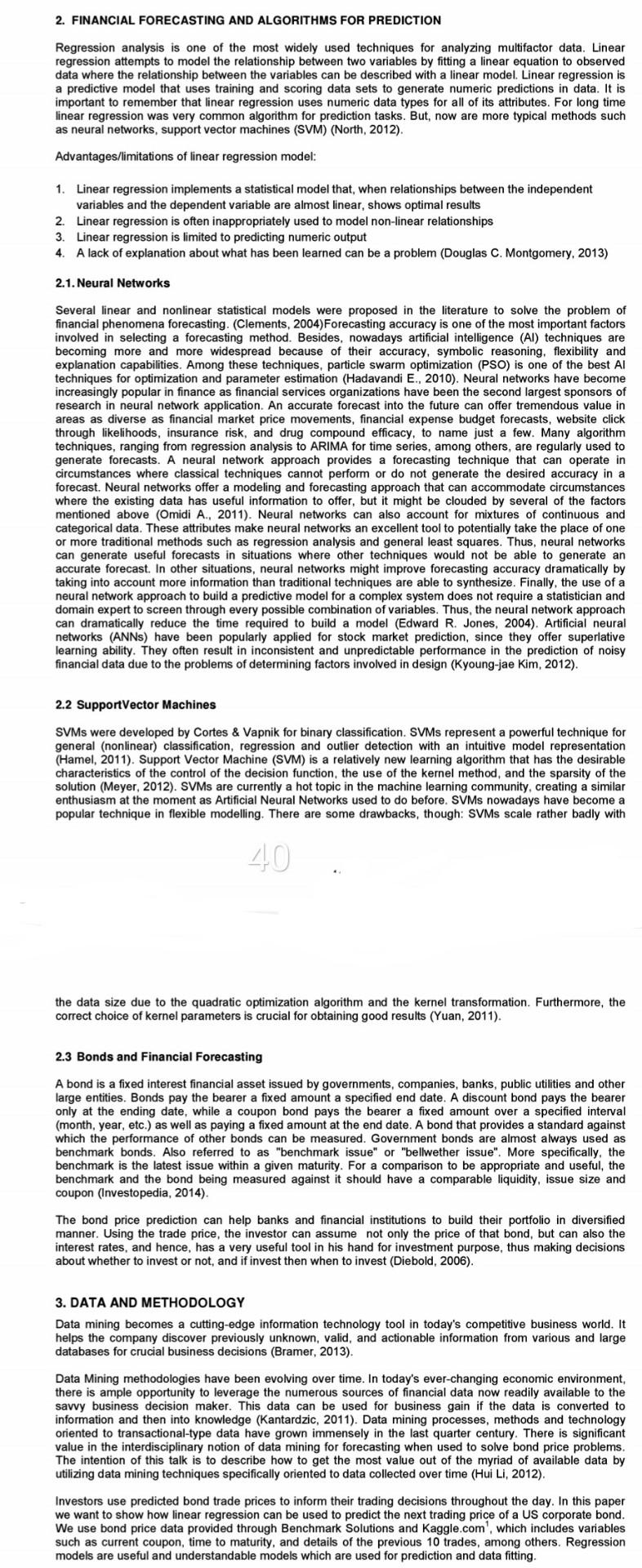 provide the details Conclusions 2. FINANCIAL