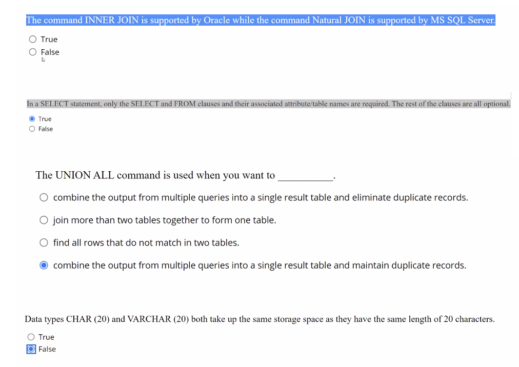 The command INNER JOIN is supported by Oracle