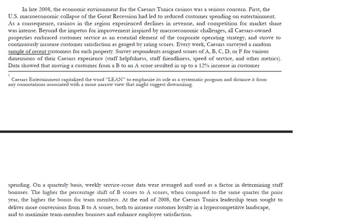 3 Implementing LEAN Operations at Caesars Casinos