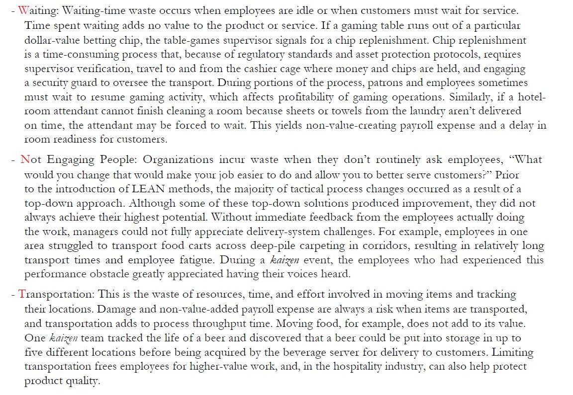 3 Implementing LEAN Operations at Caesars Casinos