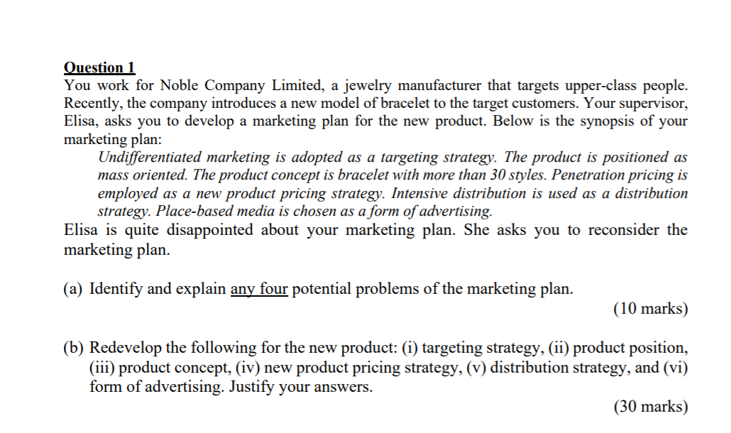 DONT NEED A TOO LONG ANSWER. Question 1 You work