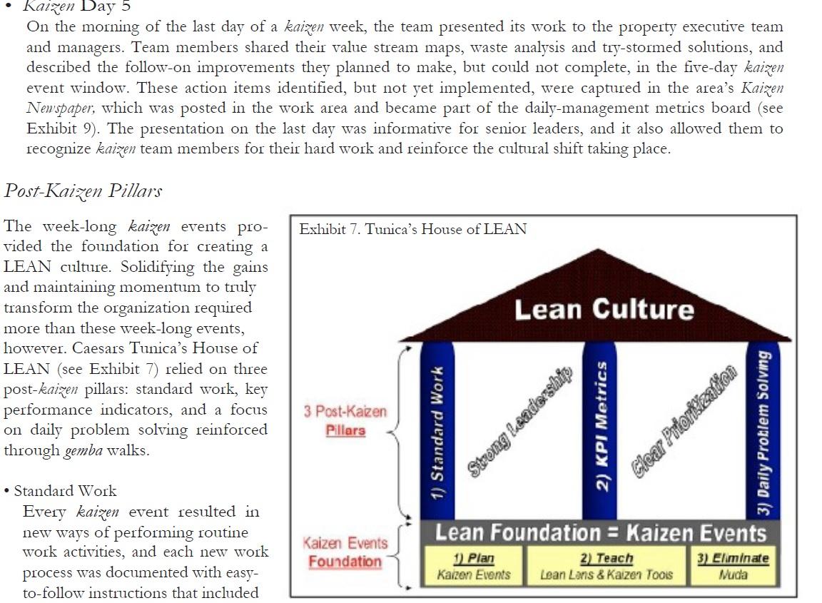 3 Implementing LEAN Operations at Caesars Casinos