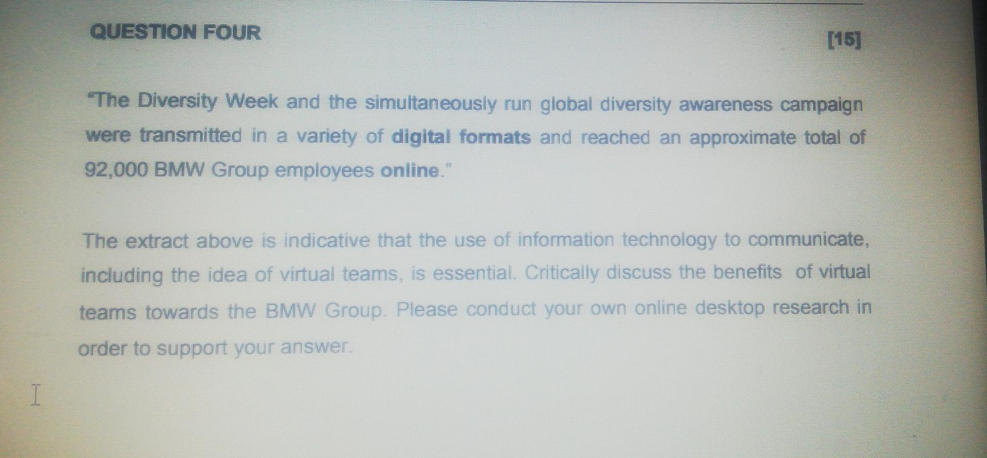 10.1.4 BUSINESS MANAGEMENT 2: ASSIGNMENT 1 [100]