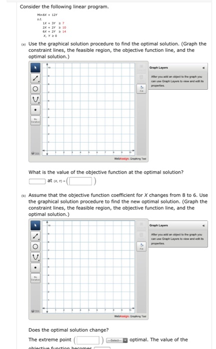 Consider the following linear program. MinBX +