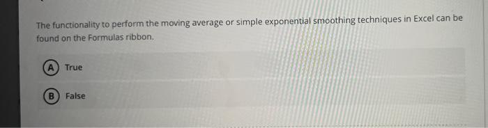 The functionality to perform the moving average