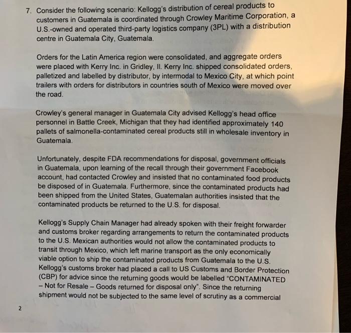 Consider yourself as a management consultant,