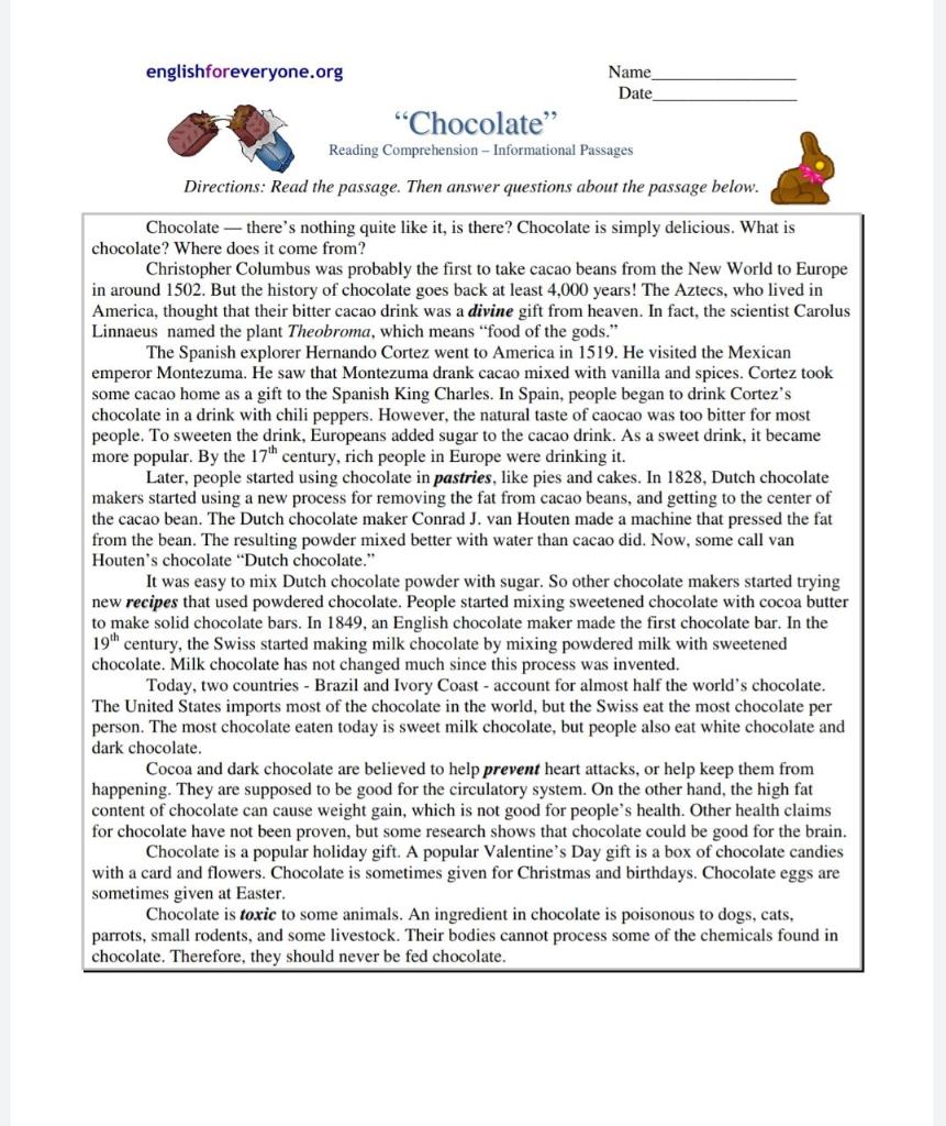 Questions: 1) How did people first consume