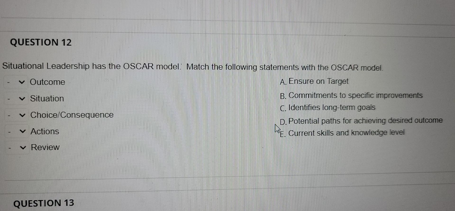 QUESTION 1 What is the first process involved in