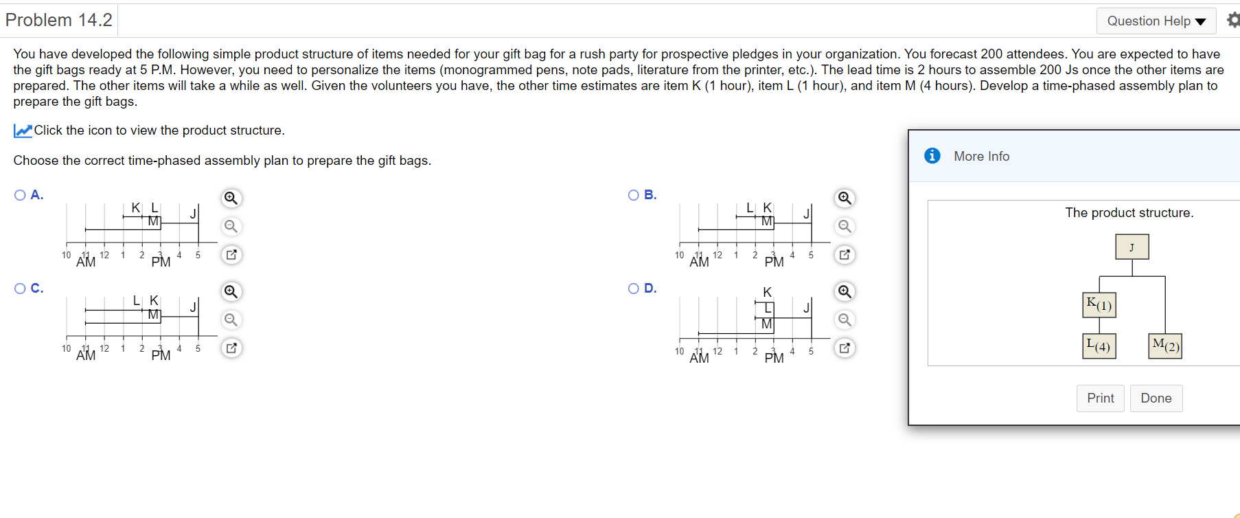 Problem 14.2 Question Help You have developed the