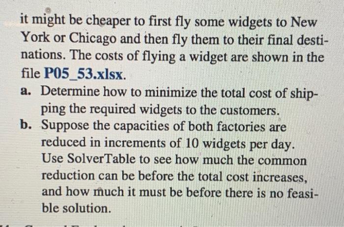 use excel solver to complete chart. there should