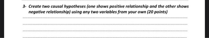 Developing Hypotheses Hypotheses: trorical state