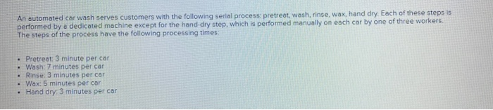 An automated car wash serves customers with the