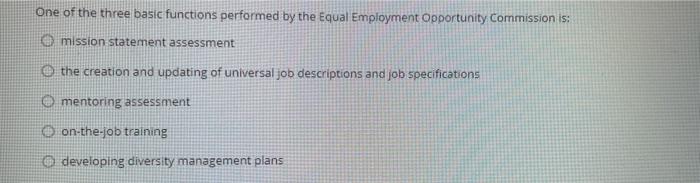 One of the three basic functions performed by the