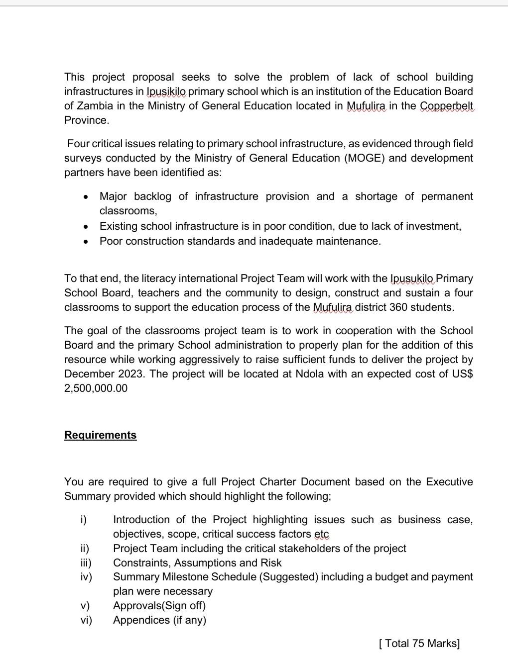 This project proposal seeks to solve the problem