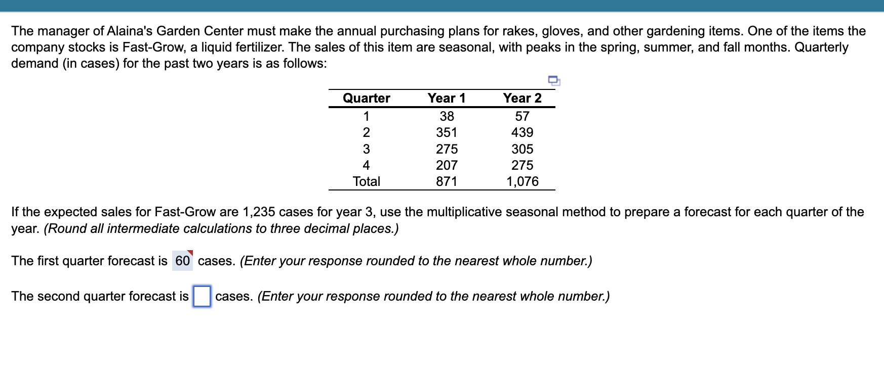 could you show a step. by step on excel The