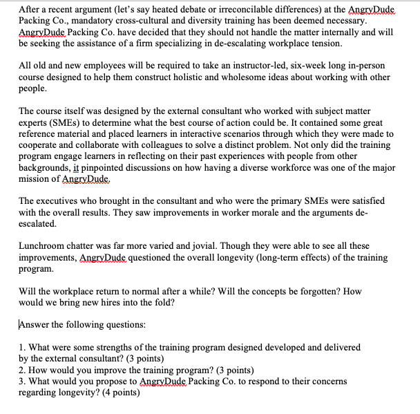 After a recent argument (let's say heated debate