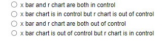 1.a. 1.b.Calculate control limits for a chart