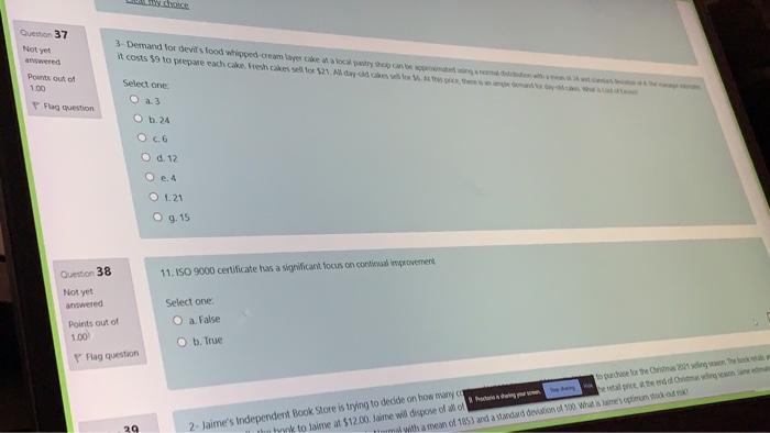 Qui 41 Not yet 29. in-control process is a