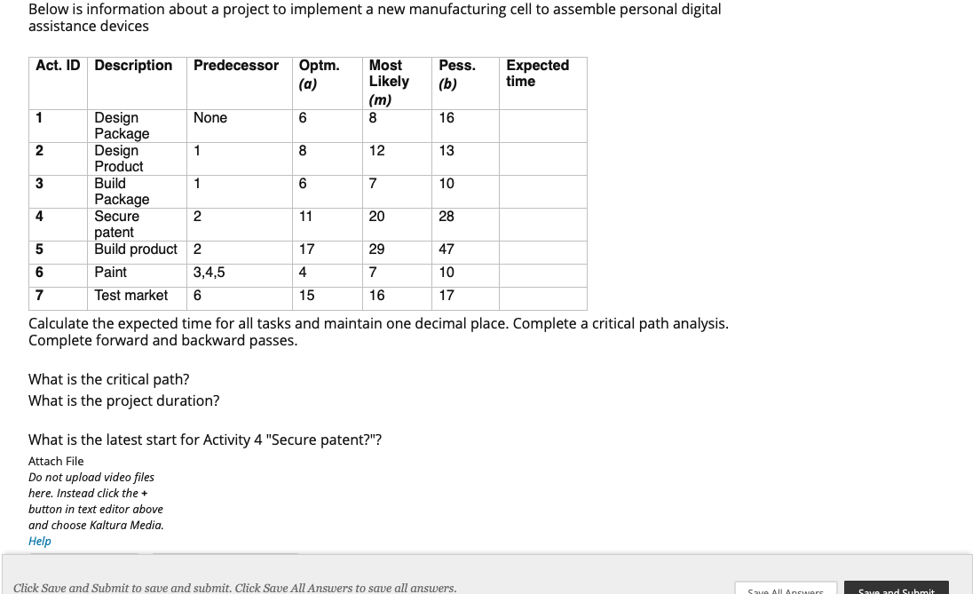 Below is information about a project to implement