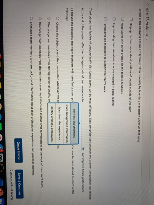 If you could answer all parts! hapter 17: