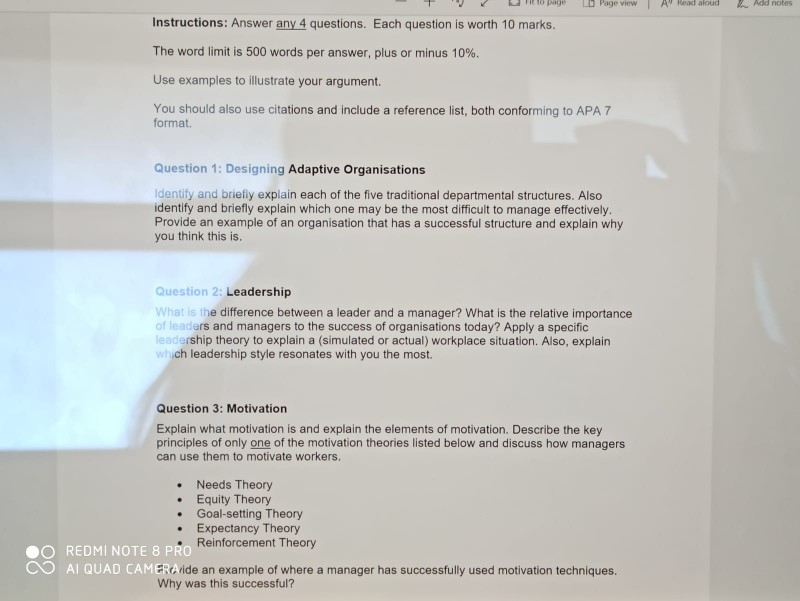 answer 10 Page view A Head aloud Add notes