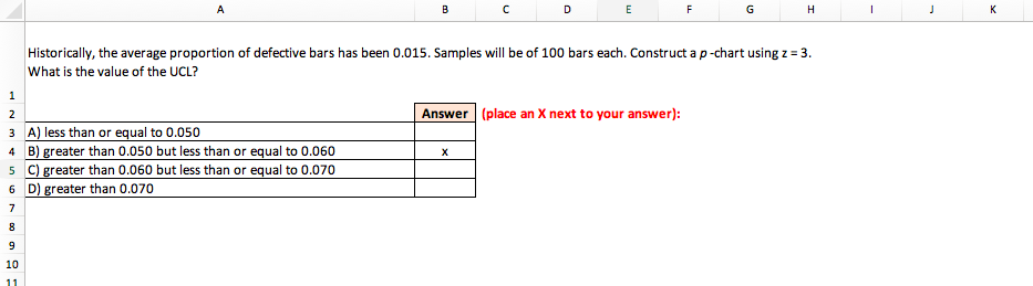 Please show how to solve in excel. Historically,