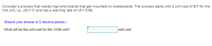 Consider a process that makes high-end boards