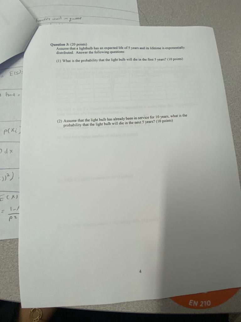 homers wall in queue Question 3: (20 points)