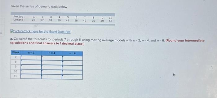 Assume you are forecasting with an exponential