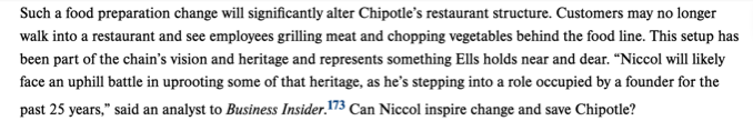 Mgt101 assignment 3 read the case Chipotle needs