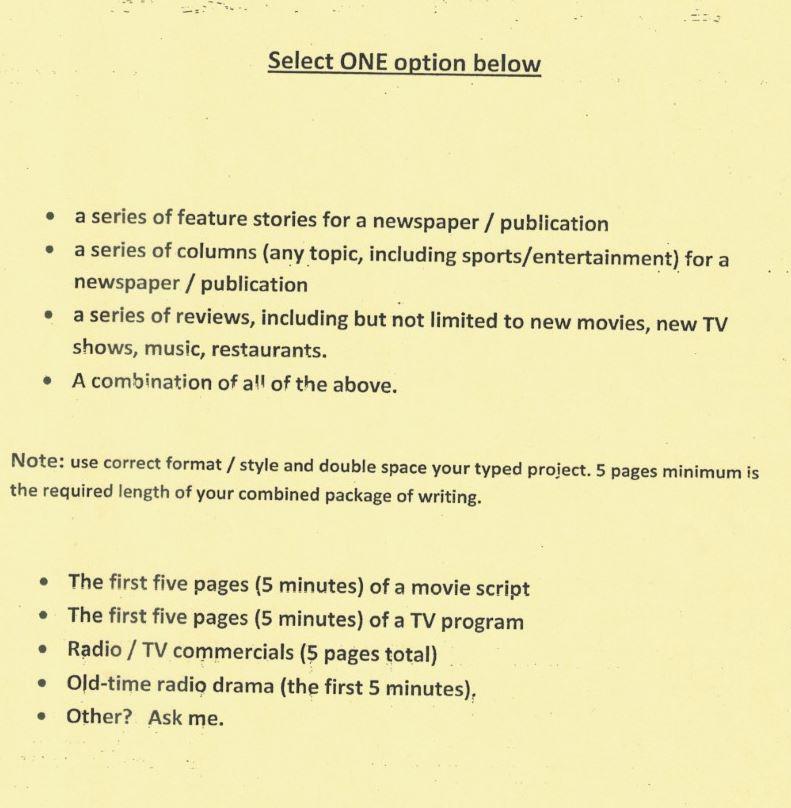 This can be made up about anything - a series of