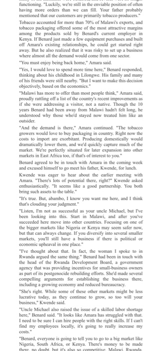 need help with a reponse from this case write a