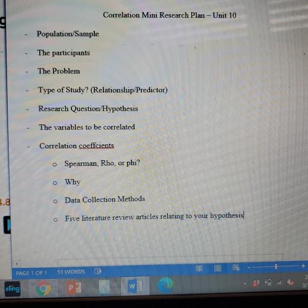 On correlational research, how can I find data