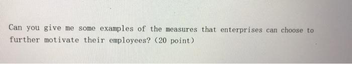Can you give me some examples of the measures