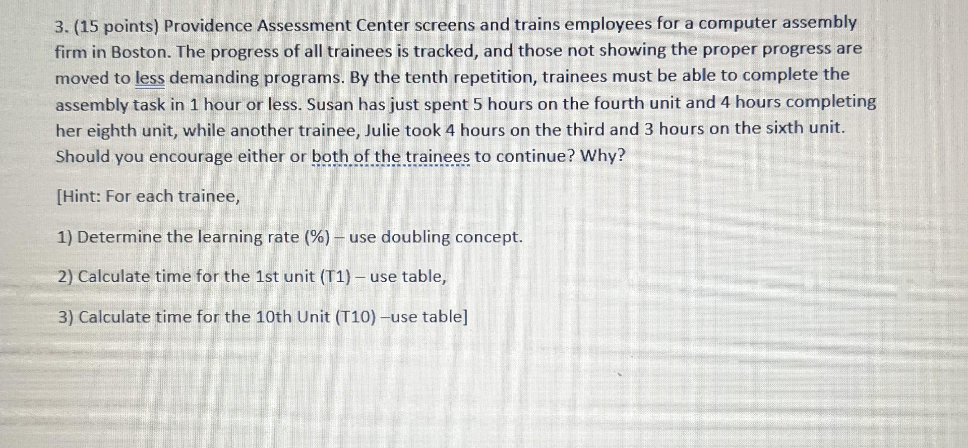 Do not answer this question if you do not provide