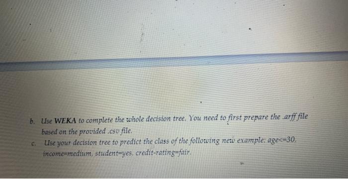 can j get answer for this Buy_Computer Dataset 2.