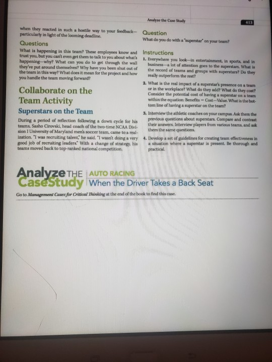 AUTO RACING When the Driver Takes a Back Seat In