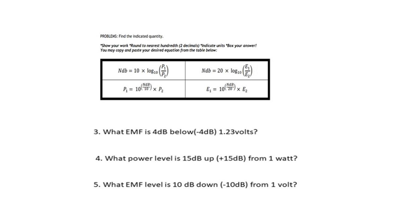 PROBLEMS: Find the indicated quantity. "Show your