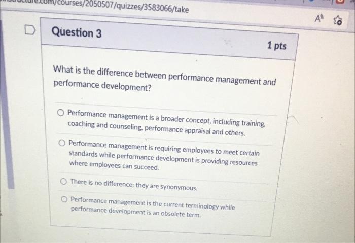 2050507/quizzes/3583066/take A Question 3 1 pts