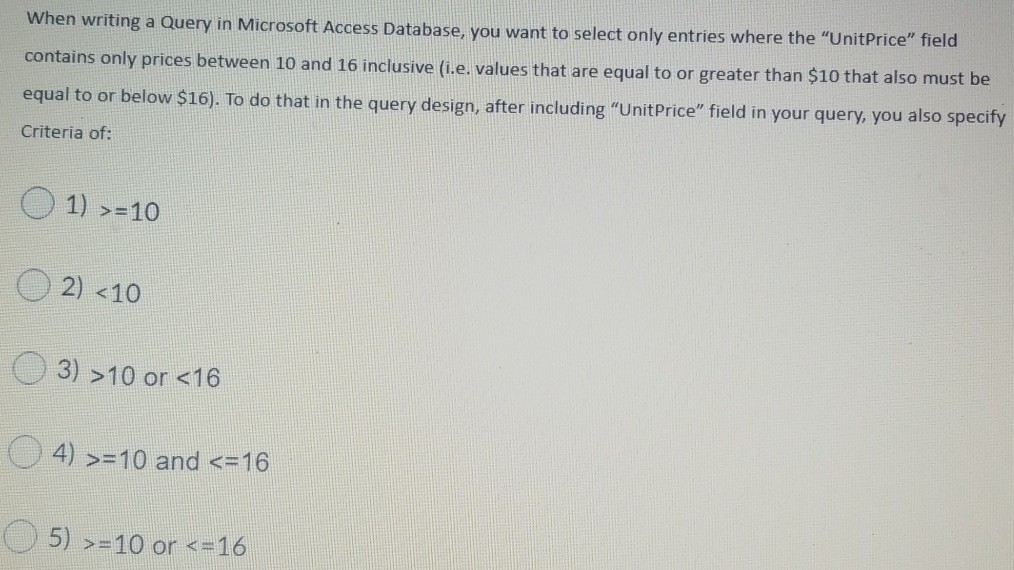 A Microsoft ACCESS database application provides