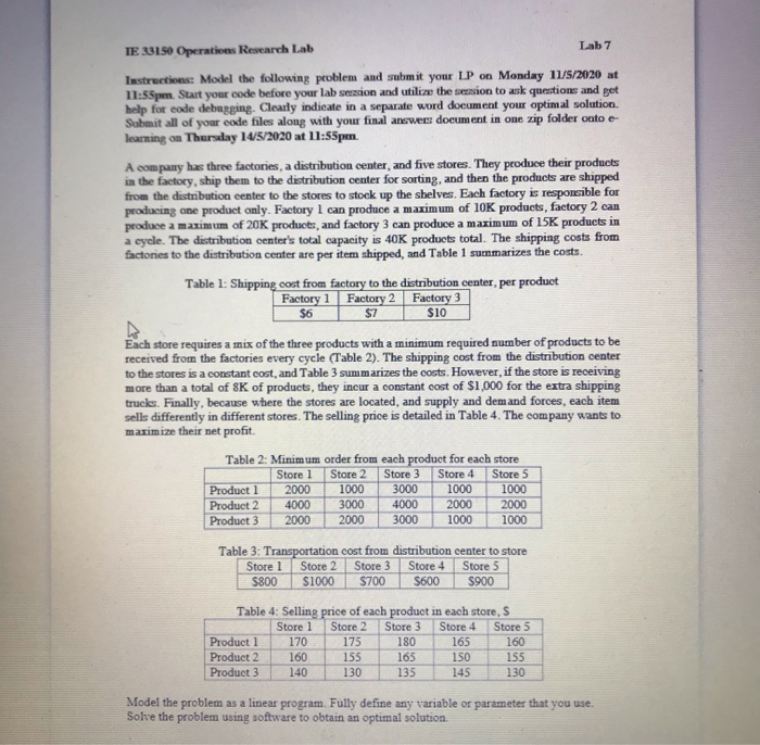 i need the model i need the Lp model like