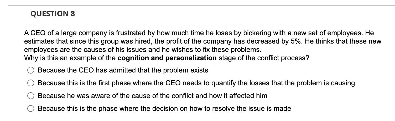 QUESTION 6 Which of the following factors does