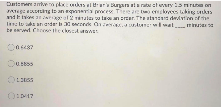 Customers arrive to place orders at Brian's