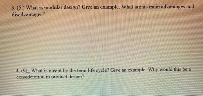 answer correctly 3. (5.) What is modular design?