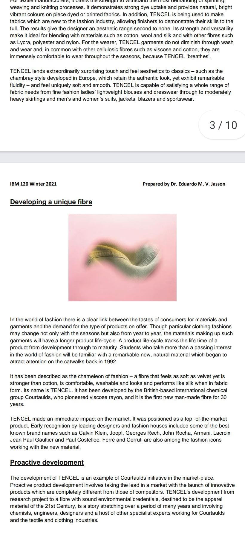 devoloping a product The purpose of this Case