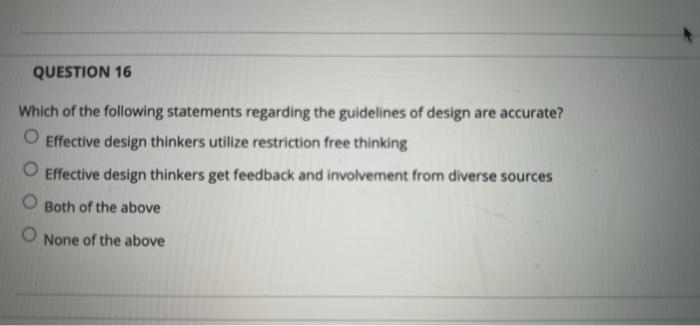 please answer all QUESTION 15 The process of