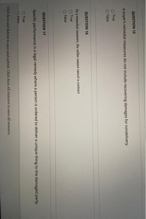 23 QUESTION 13 If, as often occurs, a contract is