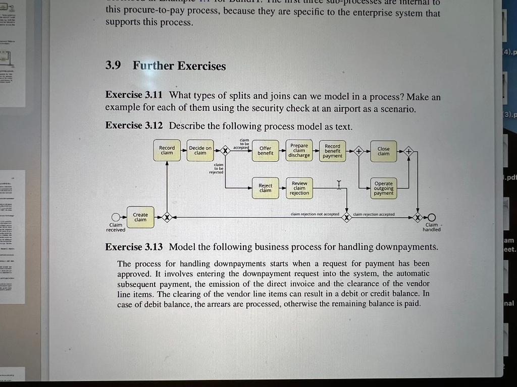 anser ANSWER Exercise 3.12 this procure-to-pay
