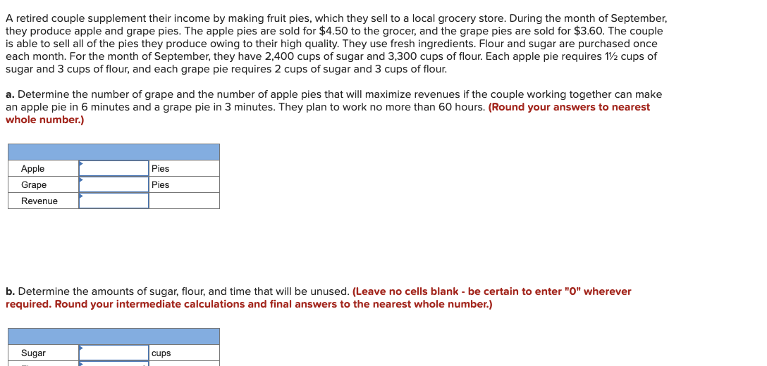 A retired couple supplement their income by
