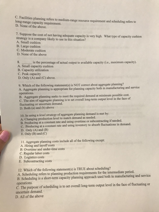 For each question below. please select the best